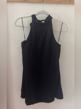 Zara Satin Halter Dress